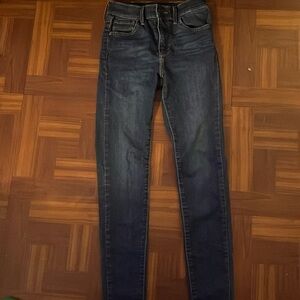 High rise Levi jeans